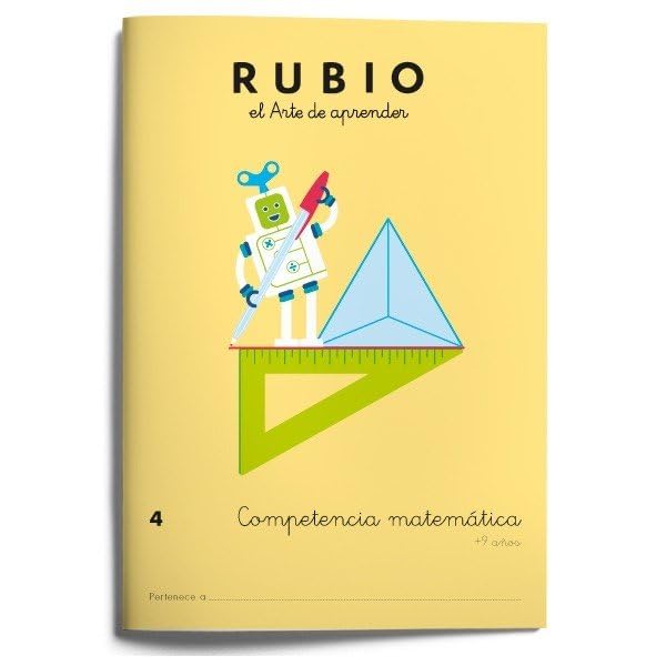 Cuaderno rubio competencia matematica 4