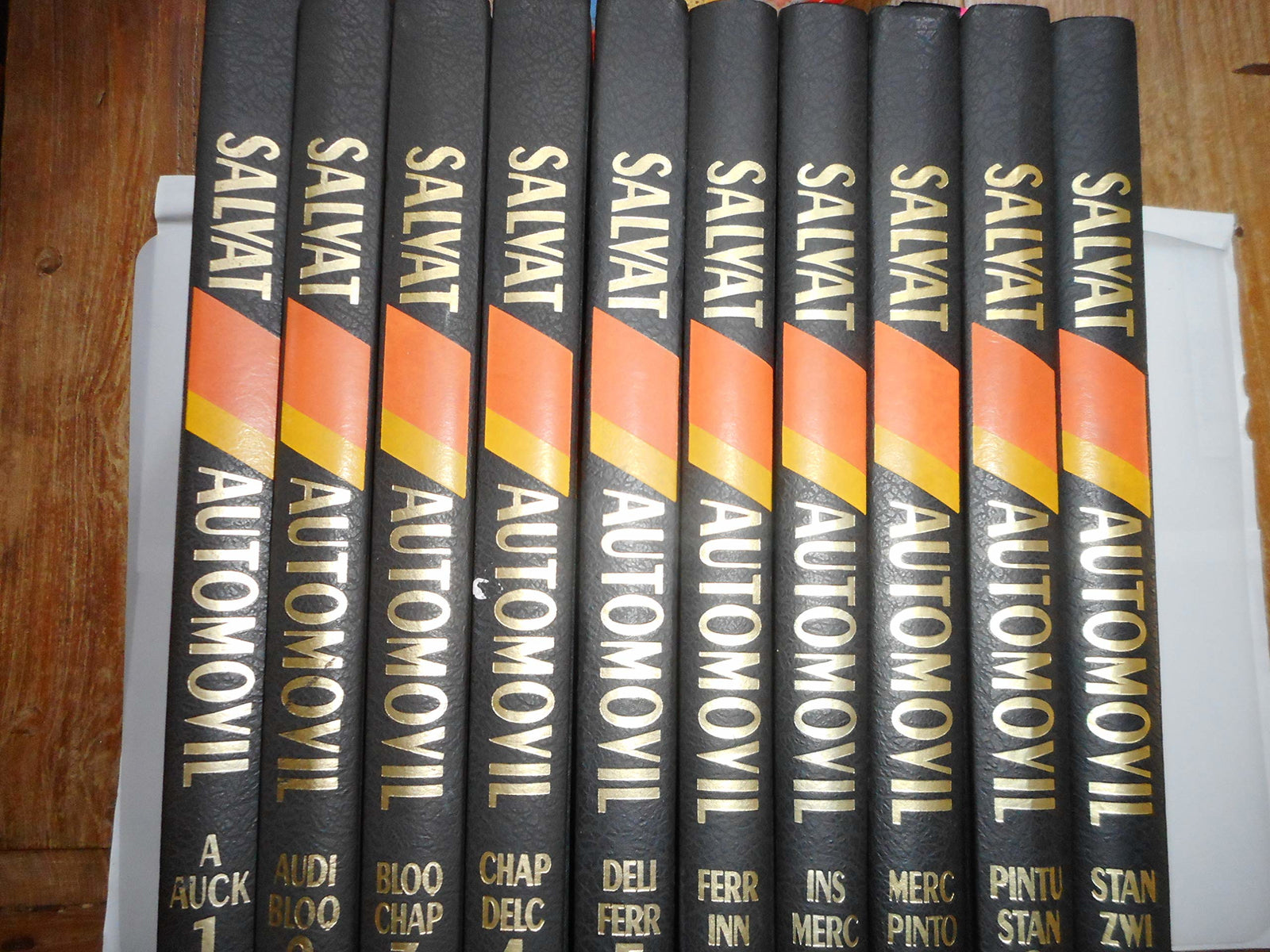 ENCICLOPEDIA SALVAT DEL AUTOMOVIL (10 vols.) (obra completa)