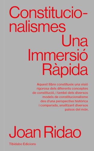 Constitucionalismes. Una Immersio Rapida: Una immersió ràpida: 24