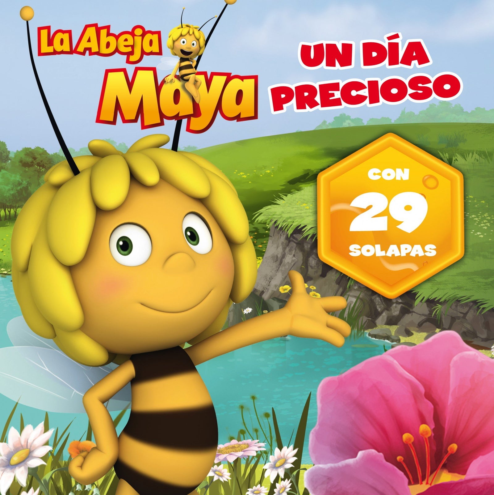 La Abeja Maya. Un día precioso: Con 29 solapas (La Abeja Maya 3D)