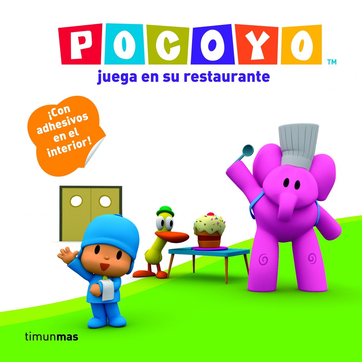 Pocoyó juega en su restaurante: Libro con adhesivos: 1