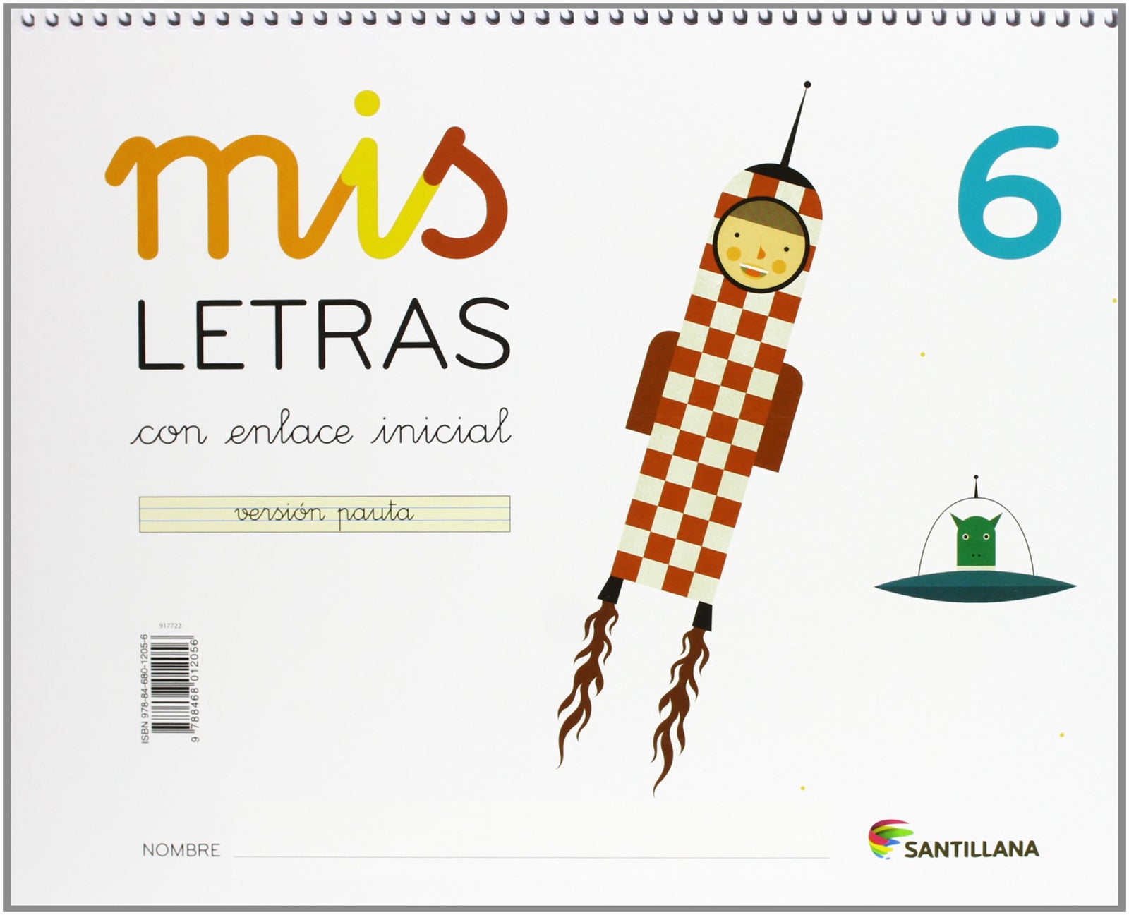 MIS LETRAS 6 - 9788468012056 (CUADERNOS)