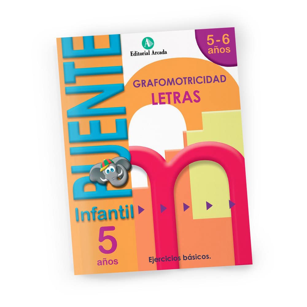 Puente Infantil Letras 5-6 años. Cuaderno de grafomotricidad.