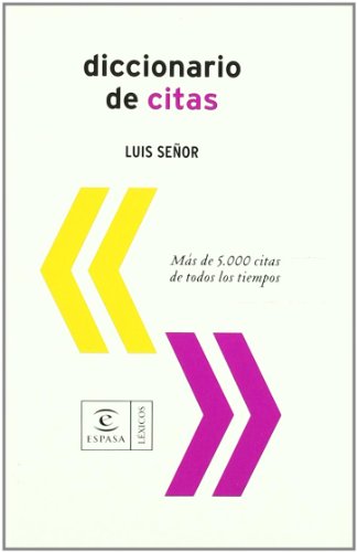 Diccionario de citas: 1 (DICCIONARIOS LEXICOS)