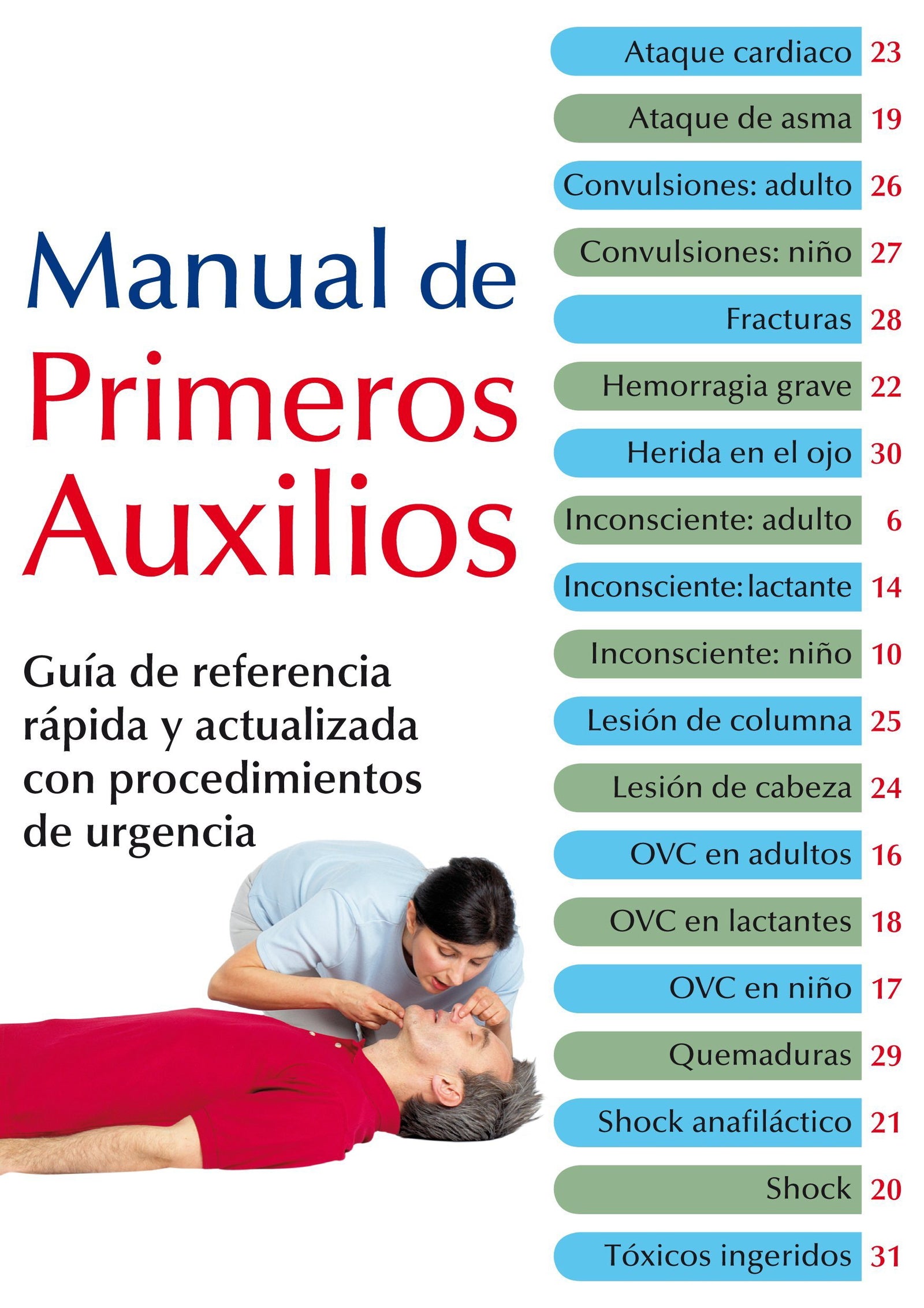 Manual de primeros auxilios: Guía paso a paso para cualquier emergencia