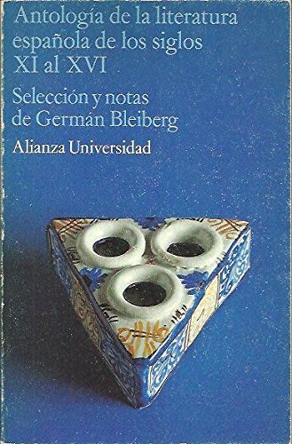Antologia de la literatura española de los siglos XI al XVI
