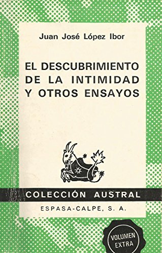 Descubrimiento de la intimidad y otros ensayos, el