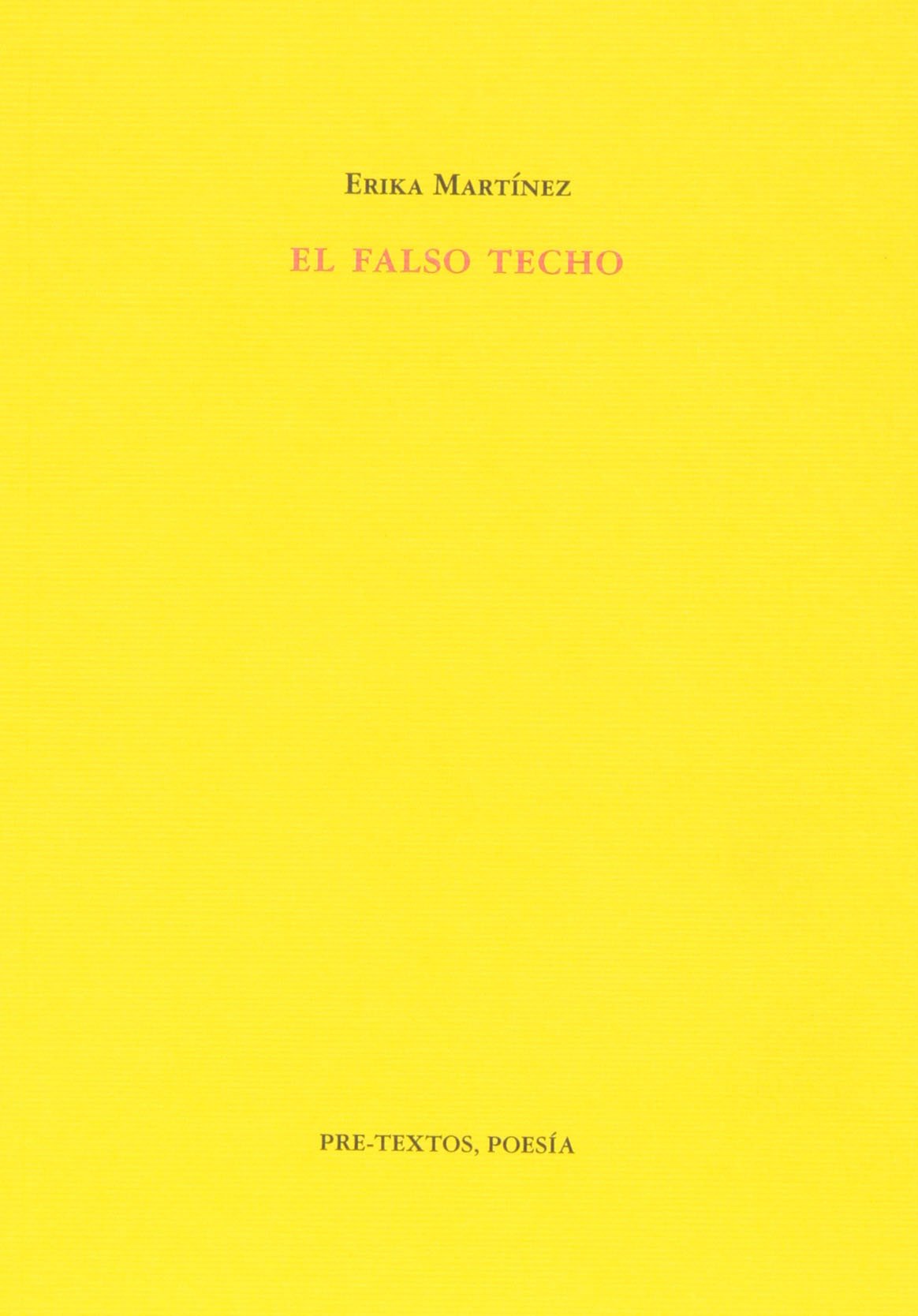 El falso techo (Poesía)