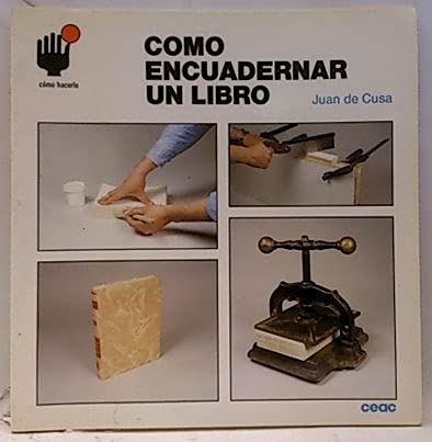 Como encuadernar un libro