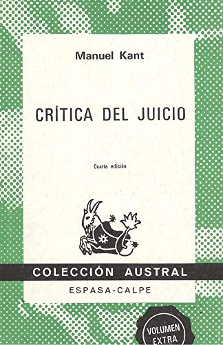 Critica del juicio (Austral)