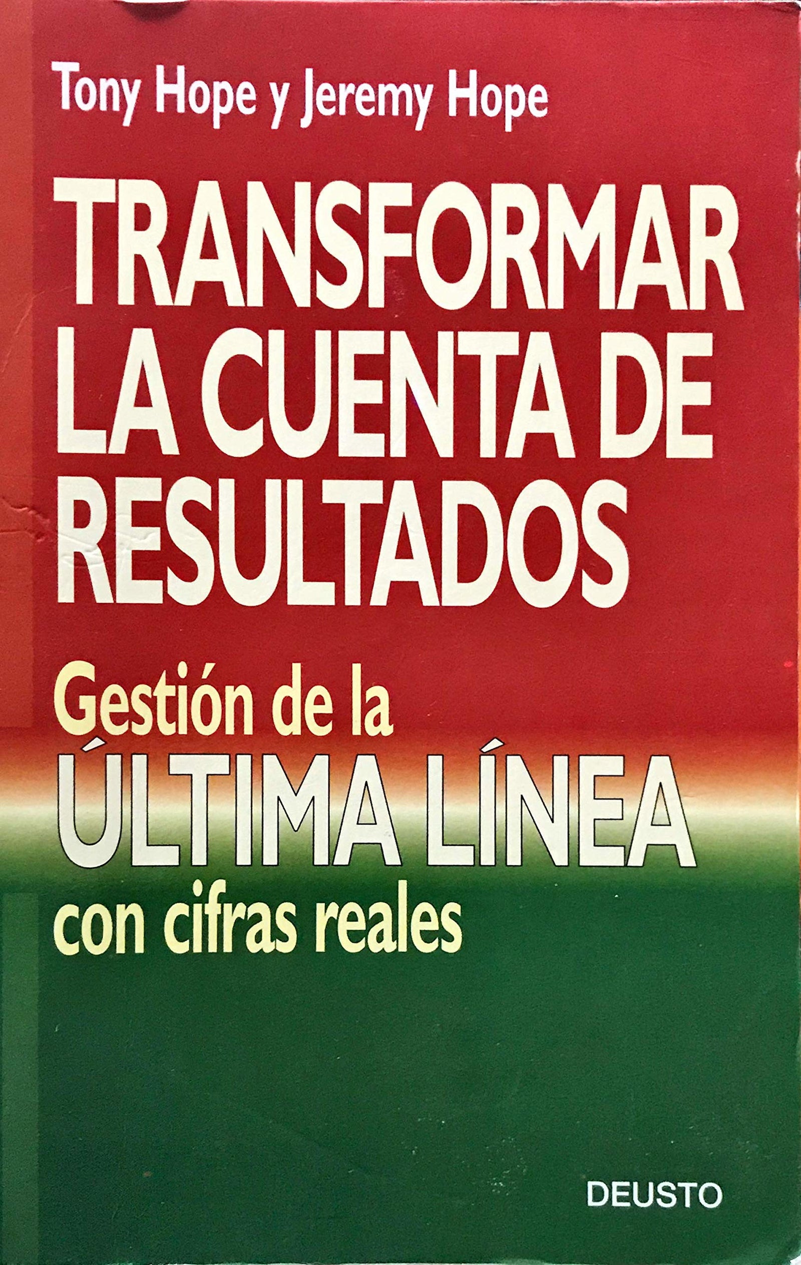 Transformar la cuenta de resultados