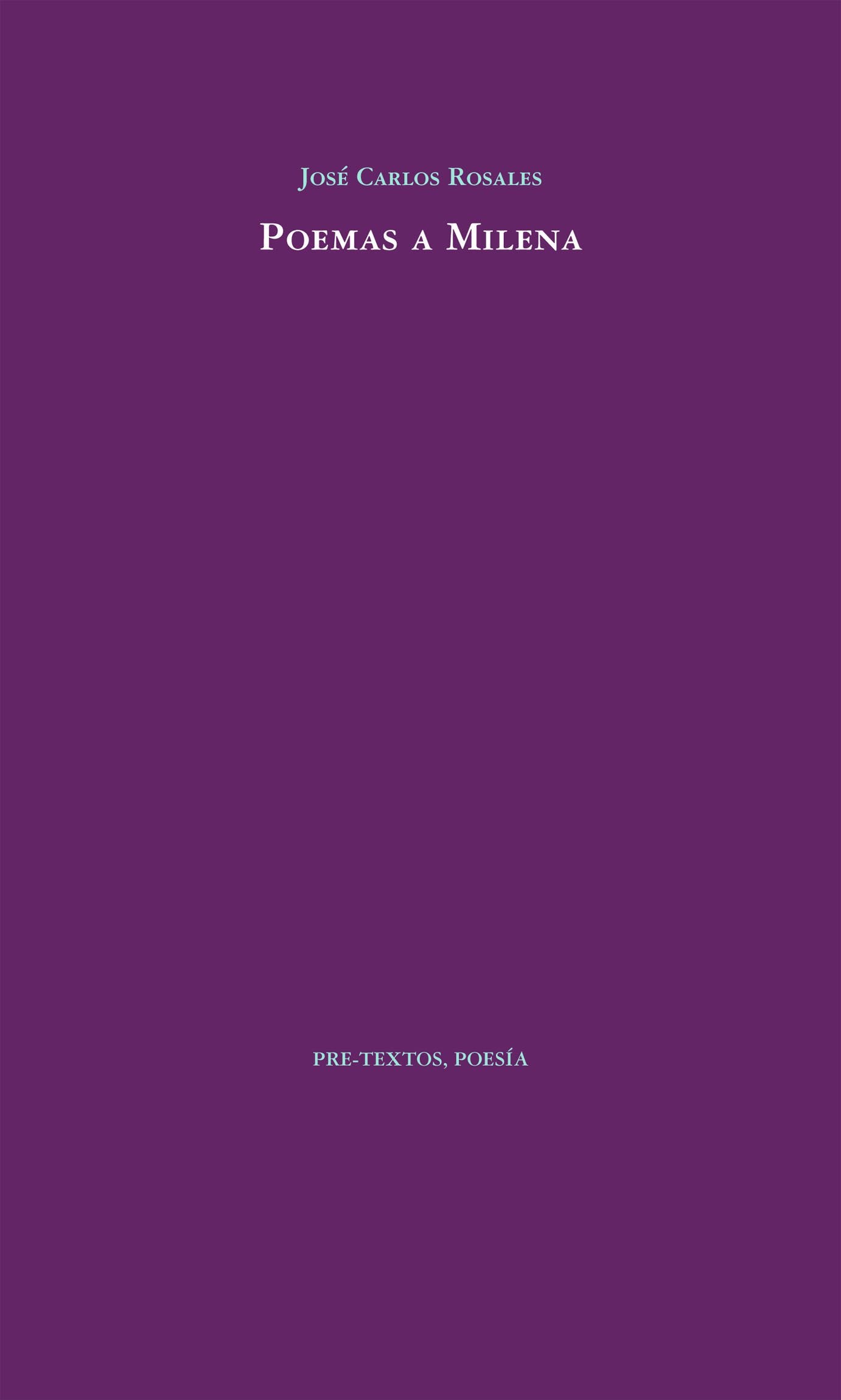 Poemas a Milena (Poesía)