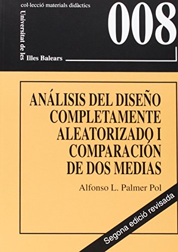 Análisis del diseño completamente aleatorizado I: Comparación de dos medias: 008 (Materials Didàctics)
