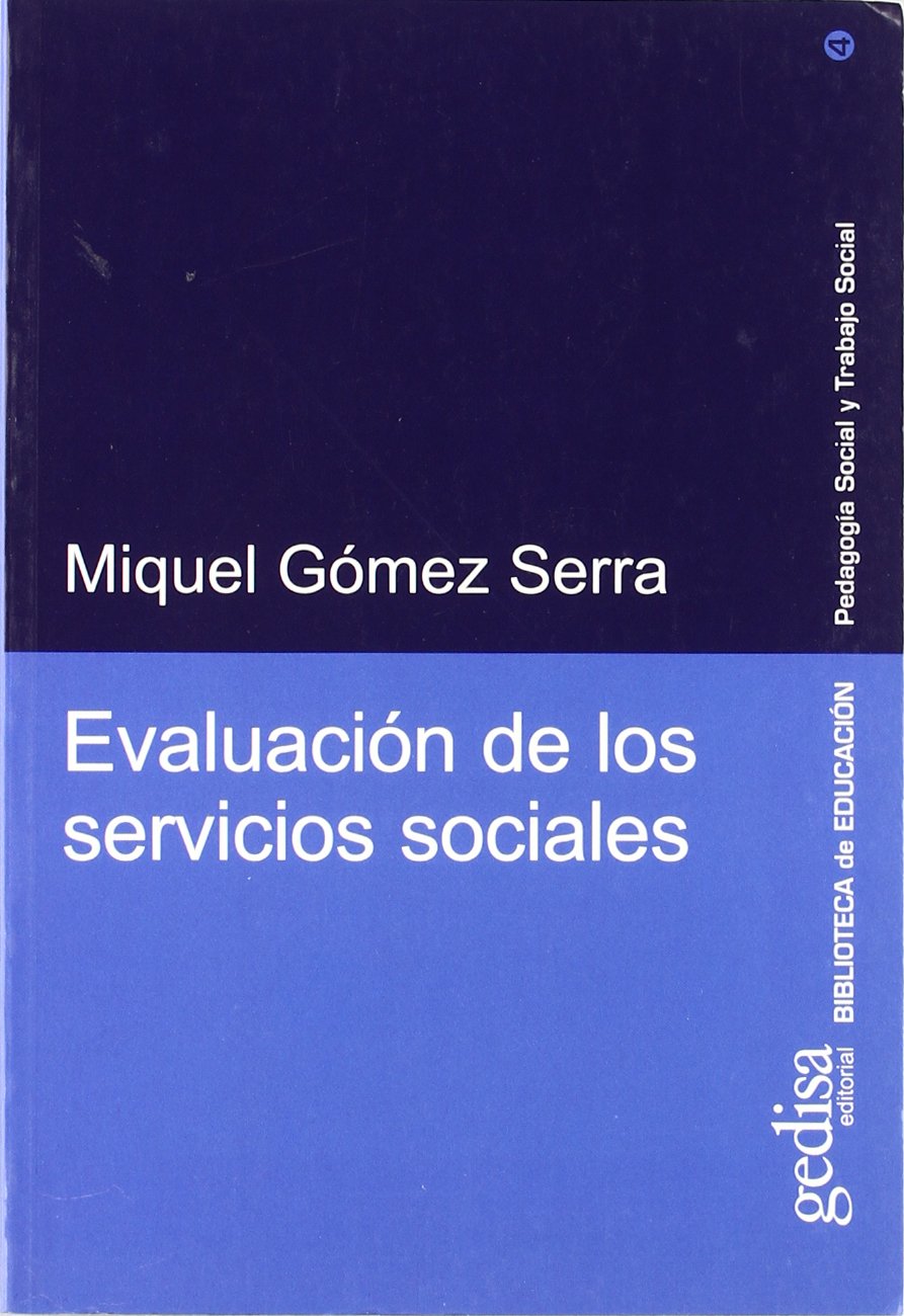 Evaluación de los servicios sociales (SIN COLECCION)