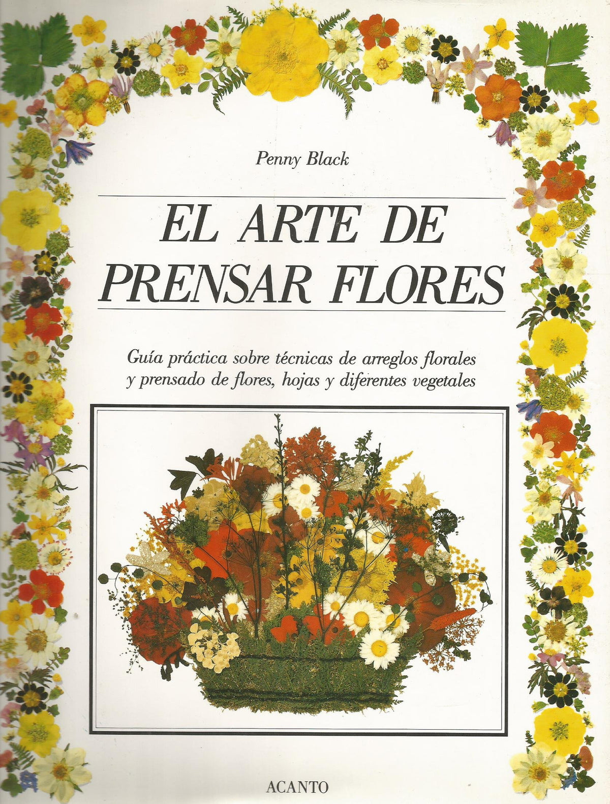 ARTE DE PRENSAR FLORES ACANTO (SIN COLECCION)