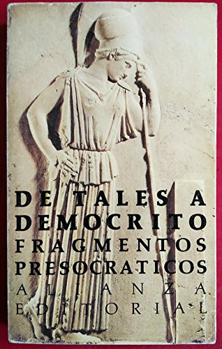 Fragmentos presocraticosde tales a democrito
