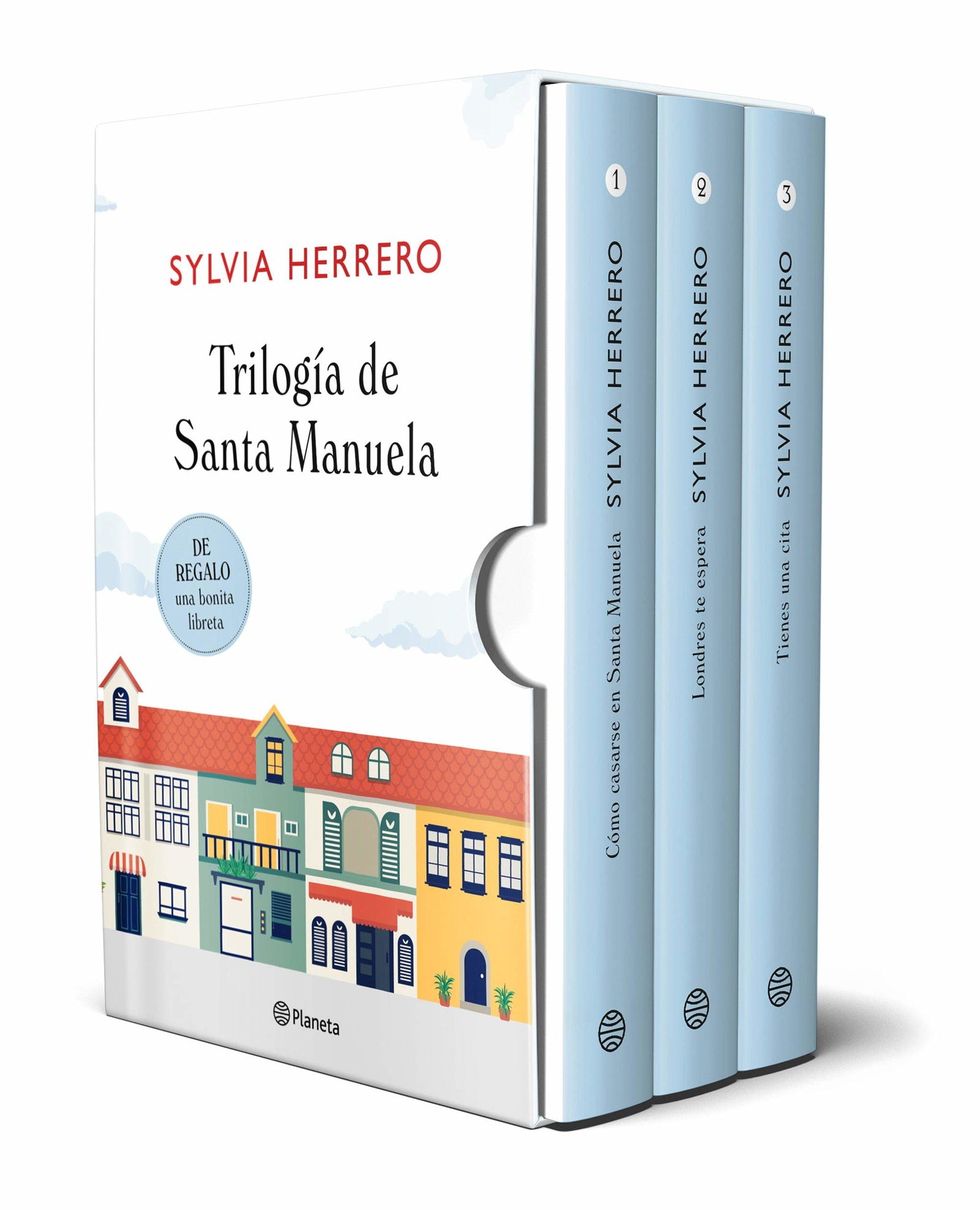 Estuche Santa Manuela (Cómo casarse en Santa Manuela + Londres te espera + Tienes una cita) (Planeta)