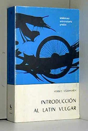 Introduccion al latin vulgar