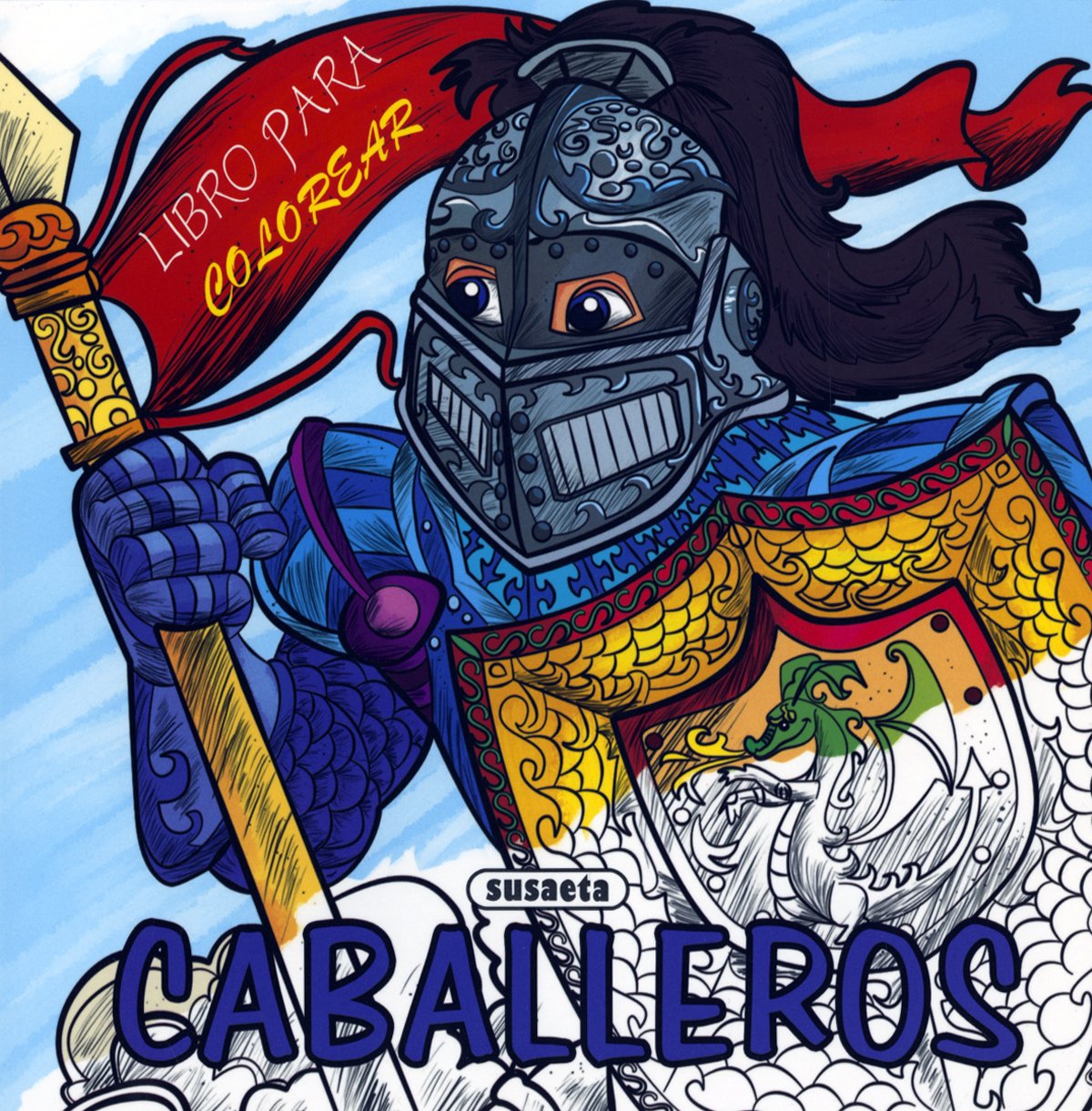 Caballeros (Libro para colorear)
