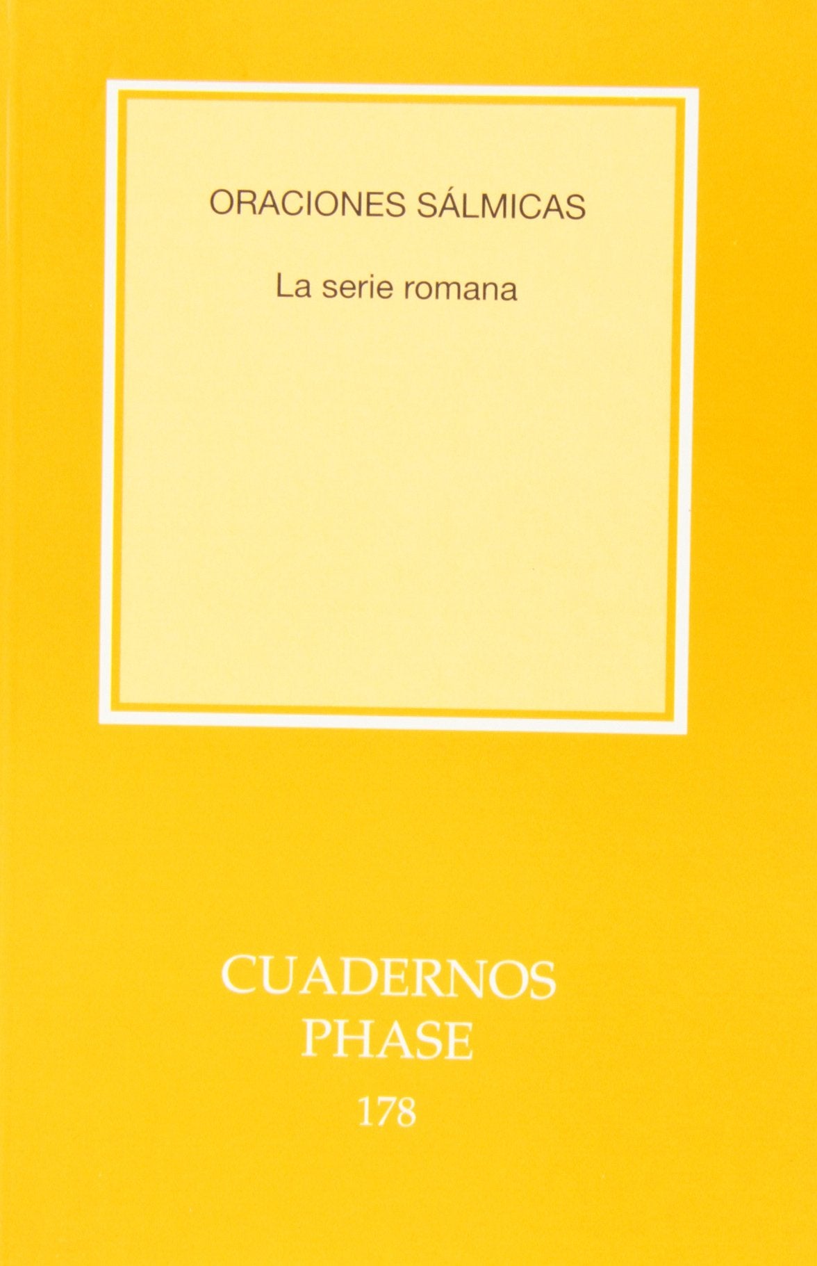 Oraciones sálmicas (Serie romana)