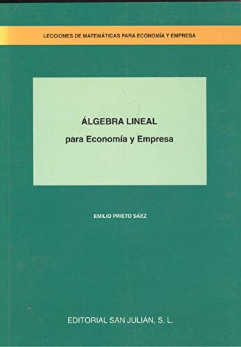 Algebra lineal para economia y empresa.