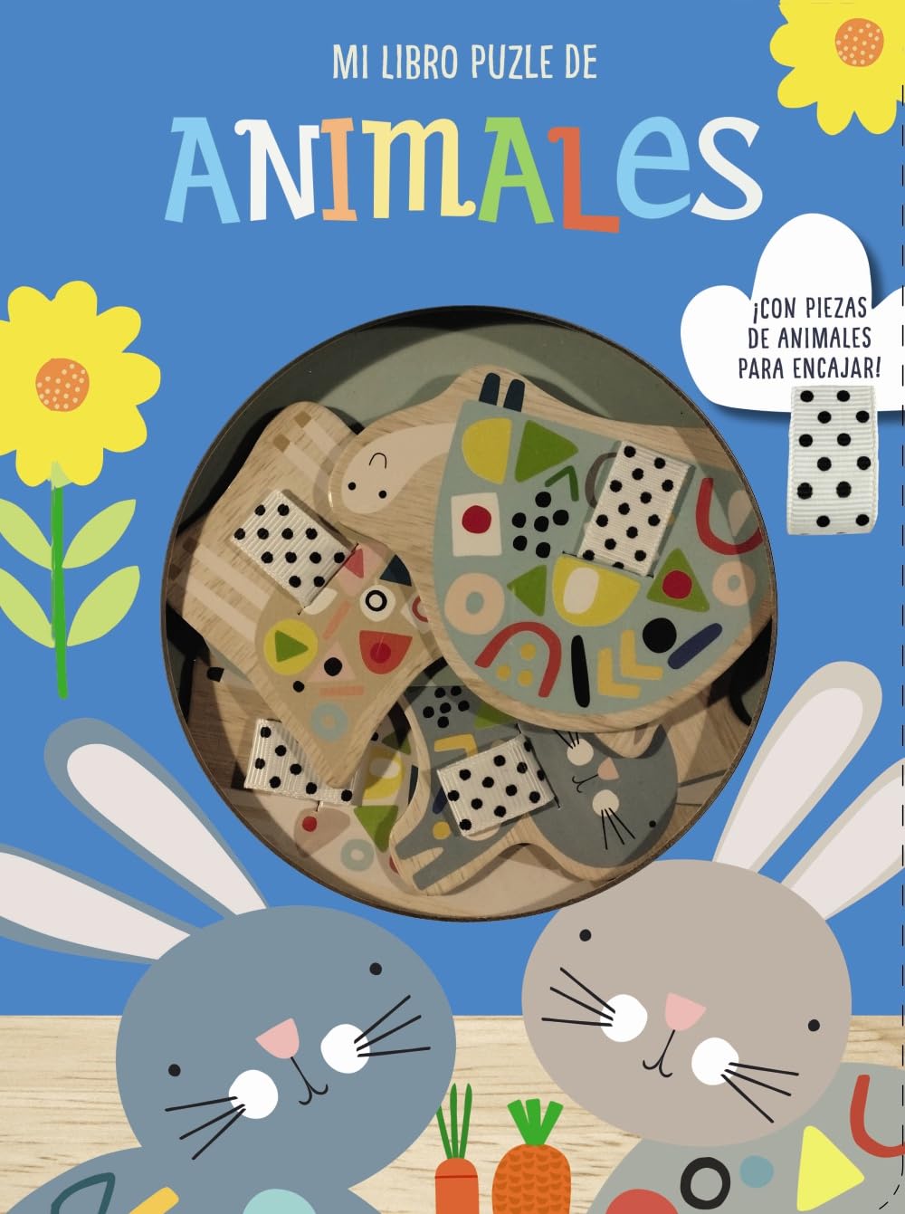 Mi libro puzle de animales (Castellano - A PARTIR DE 0 AÑOS - MANIPULATIVOS (LIBROS PARA TOCAR Y JUGAR), POP-UPS - Otros libros)