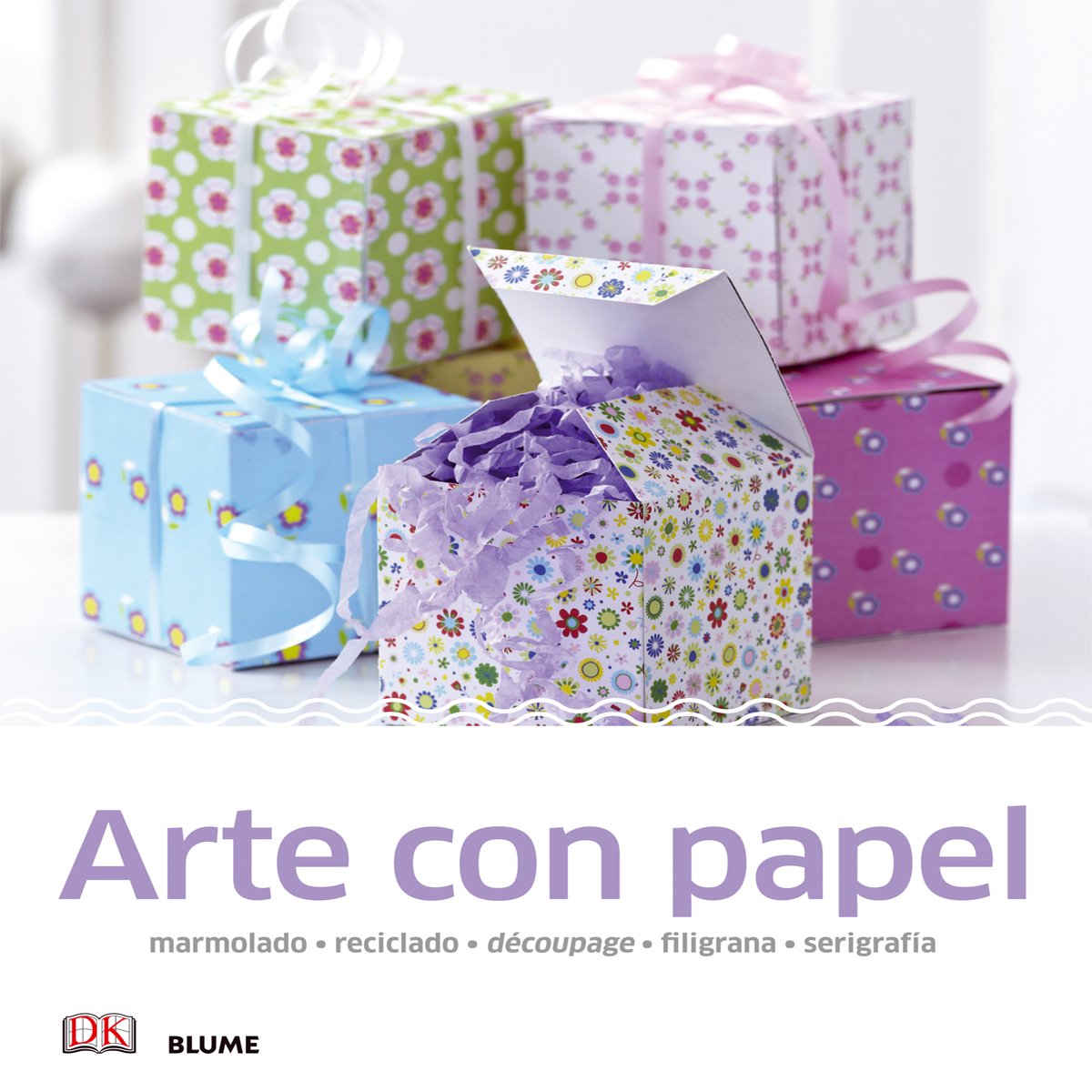Manualidades sencillas. Arte con papel: marmolado, reciclado, découpage, filigrana, serigrafía