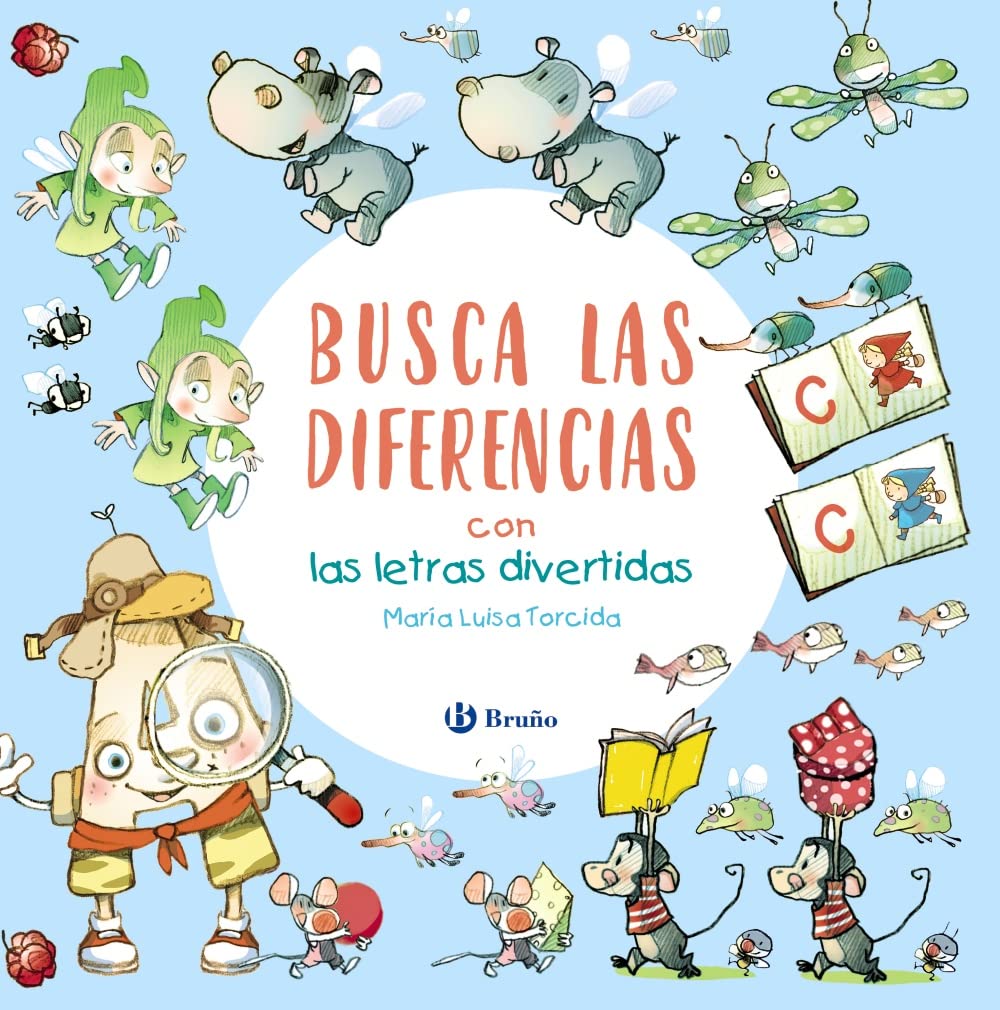 Busca las diferencias con las letras divertidas (Castellano - A PARTIR DE 3 AÑOS - LIBROS DIDÁCTICOS - Las divertidas aventuras de las letras y los números)