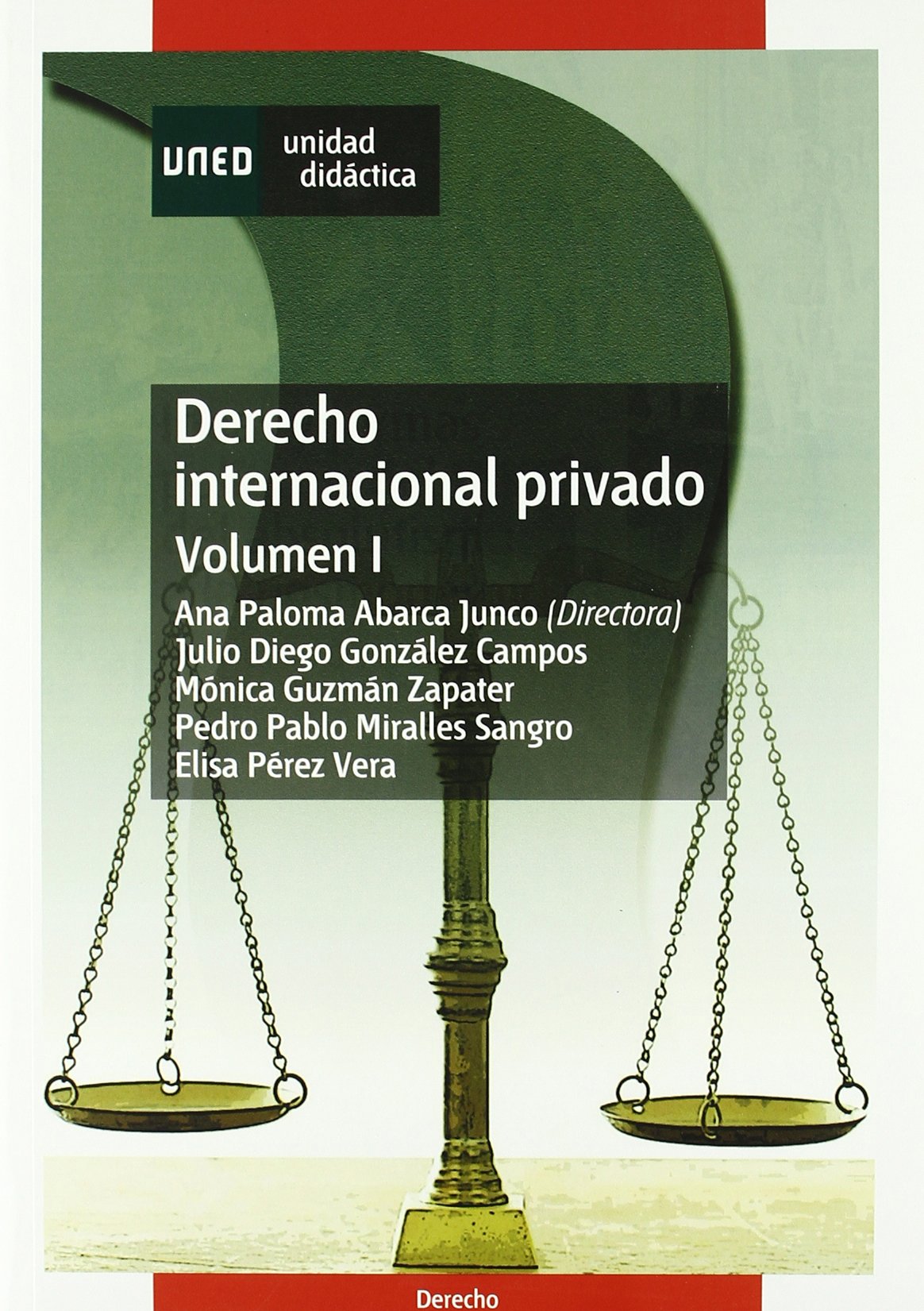 Derecho Internacional Privado: Derecho Internaciónal Privado. Vol-I: 1 (UNIDAD DIDÁCTICA)