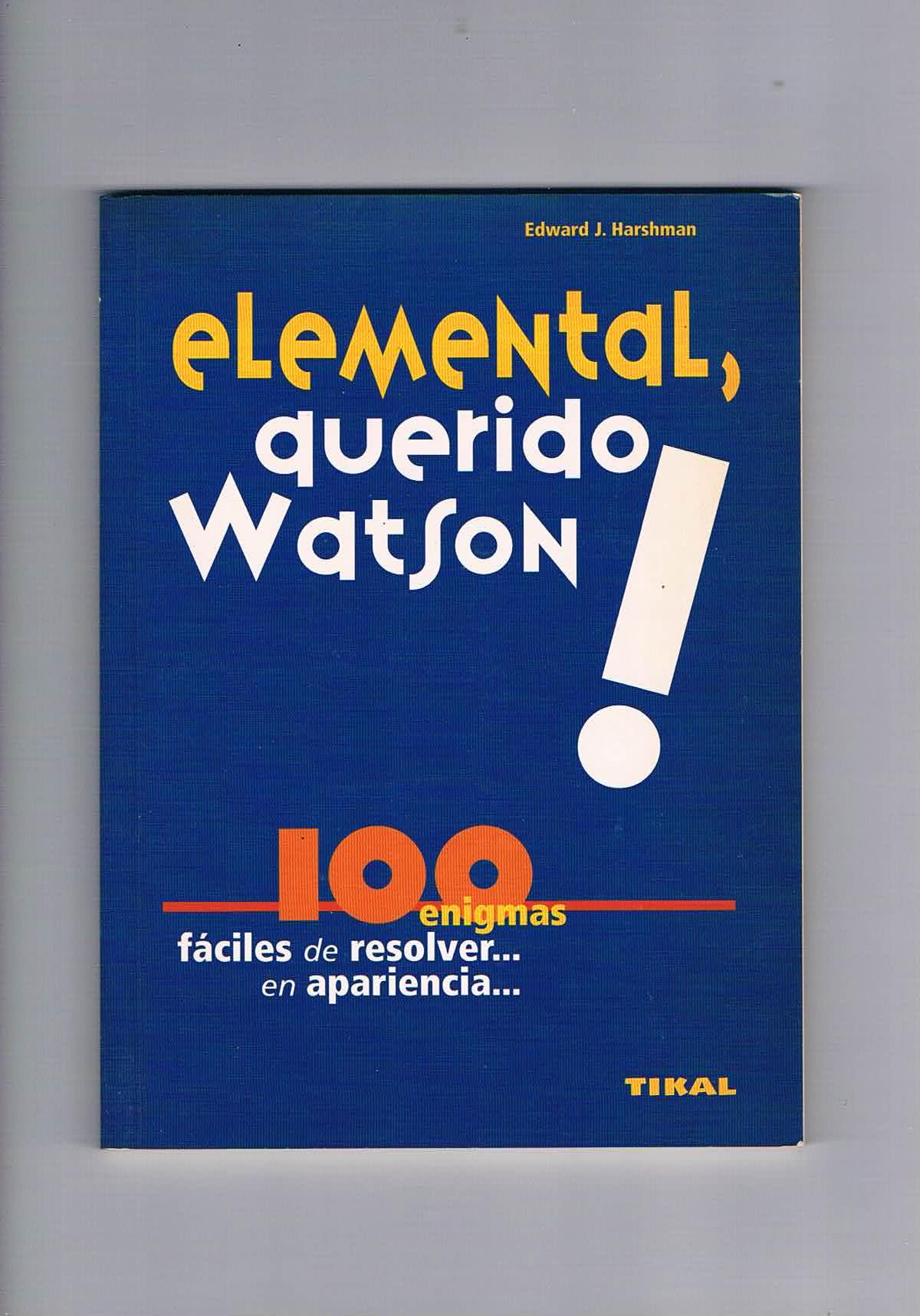 ELEMENTAL QUERIDO WATSON (SIN COLECCION)