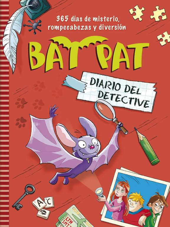 Diario del detective (Serie Bat Pat): 365 días de misterio, rompecabezas y diversión