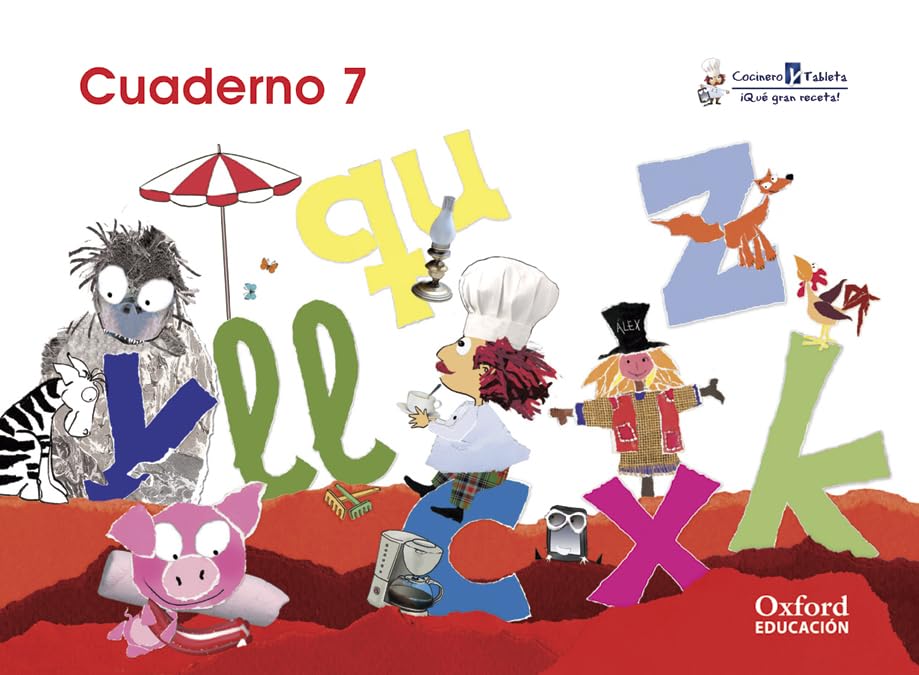 Cocinero y Tableta 5 años. Nivel 7. Cuaderno (Cocinero y Tableta, qué Gran Receta) - 9788467371048