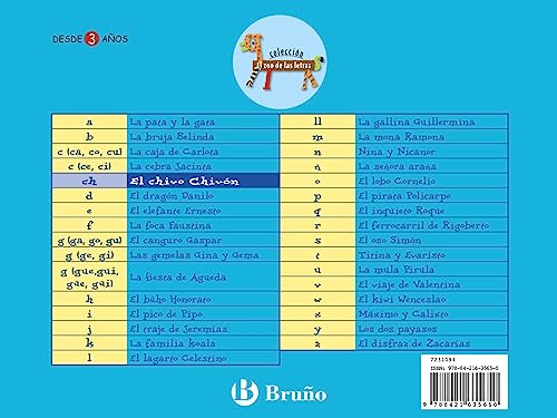 El chivo Chivón: Juega con la ch (Castellano - A PARTIR DE 3 AÑOS - LIBROS DIDÁCTICOS - El zoo de las letras)