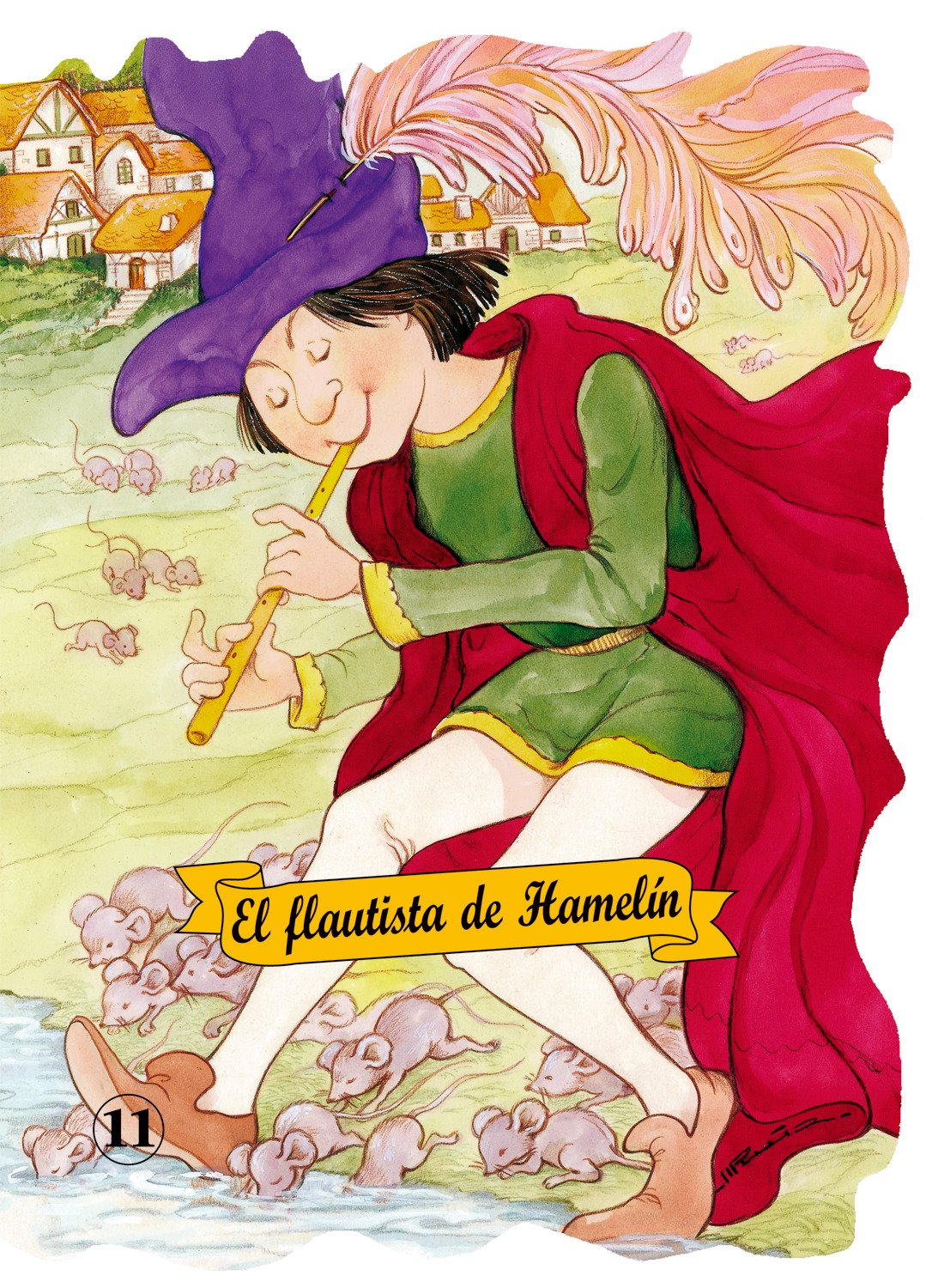El flautista de Hamelín (Troquelados clásicos)