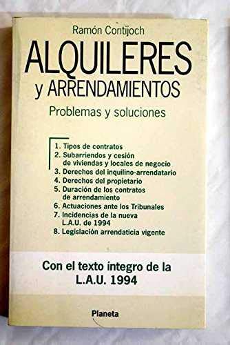 Alquileres y arrendamientos - problemas y soluciones