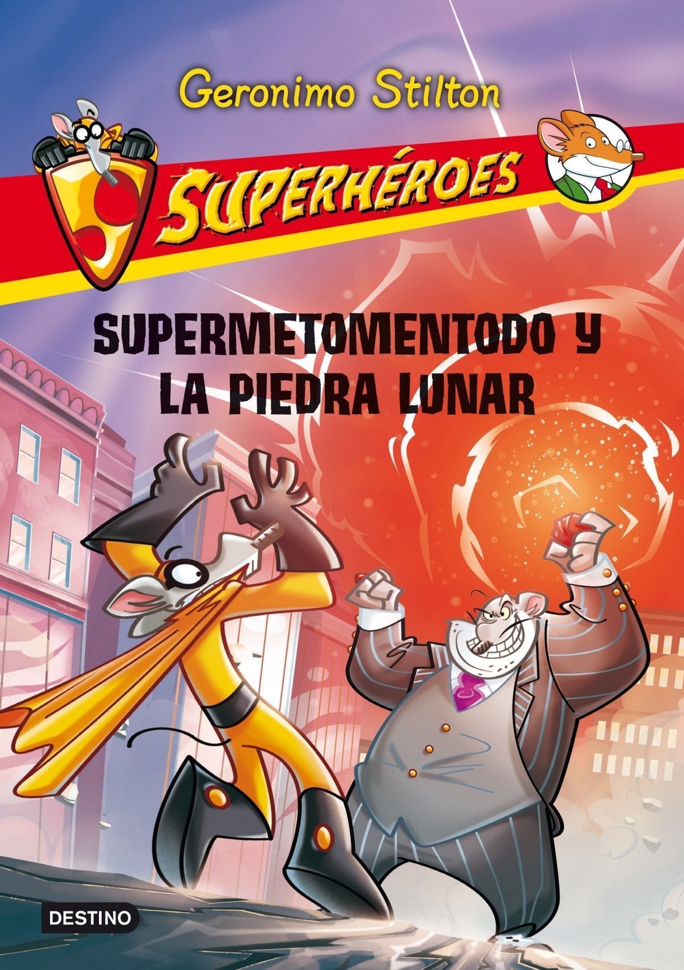 Supermetomentodo y la piedra lunar: Superhéroes 9 (Geronimo Stilton)