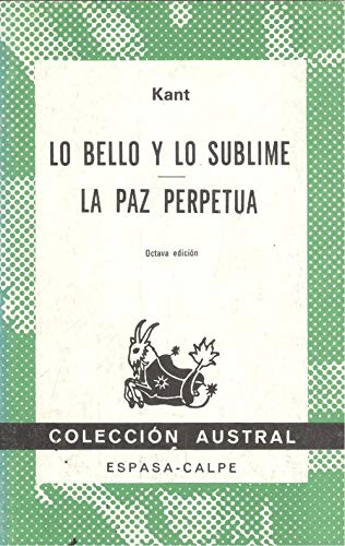 Lo bello y lo sublime