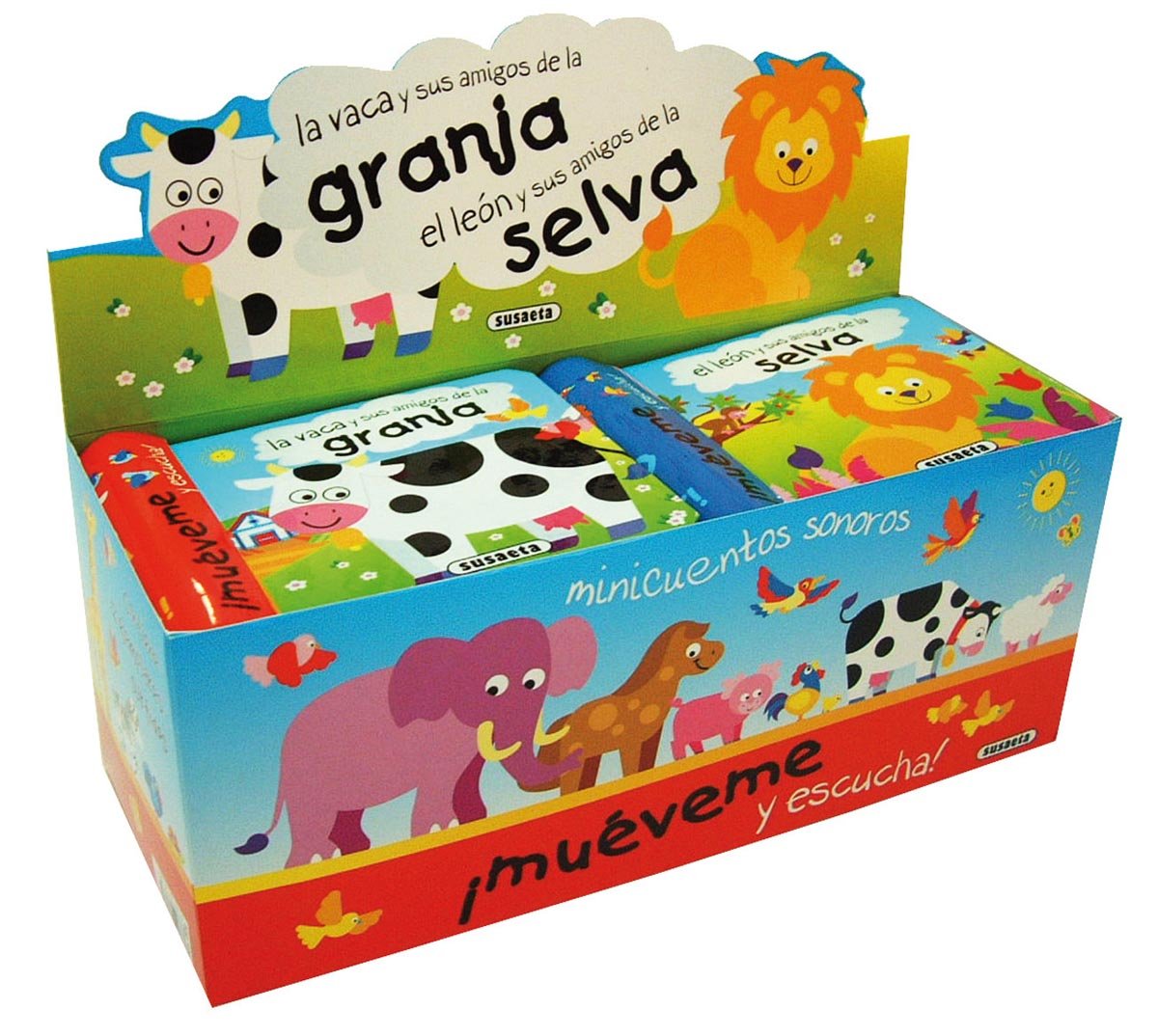 Minicuentos sonoros (Pack de 12 libros - 6 por cada título)