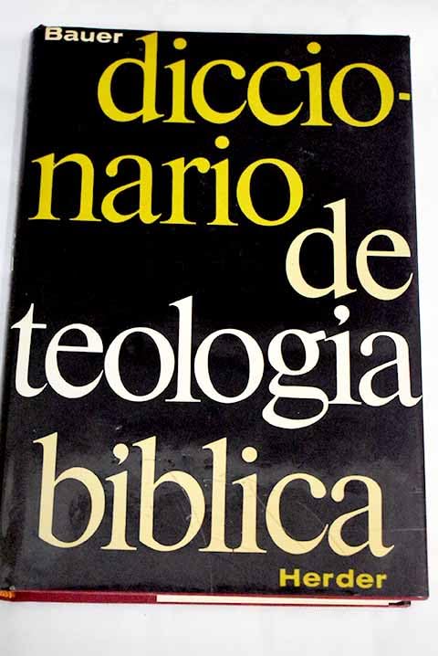 Diccionario de teologia biblica