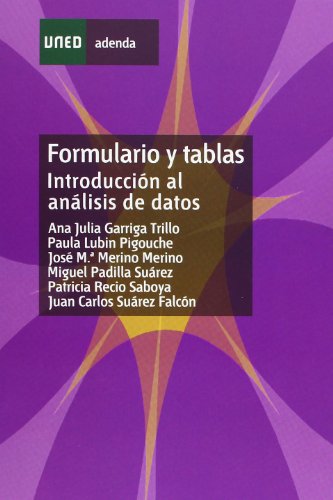 Formulario y Tablas. Introducción Al Análisis de Datos (ADENDA)