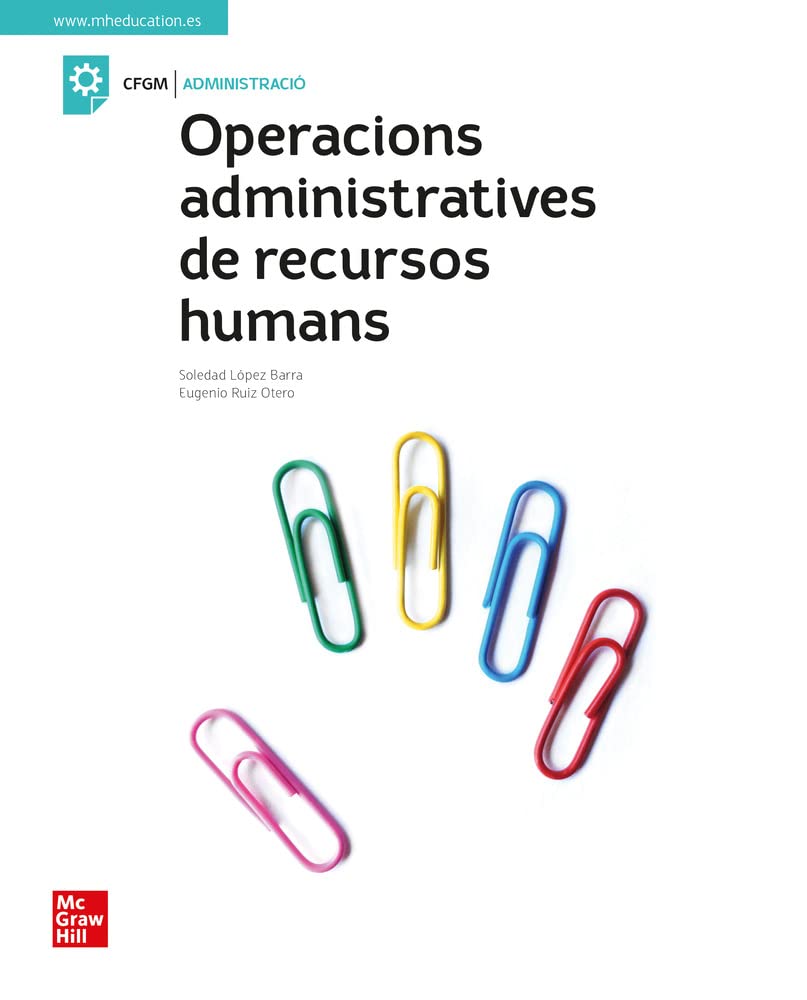 Operacions administratives de recursos humans - 9788448635145 (LOMLOE)