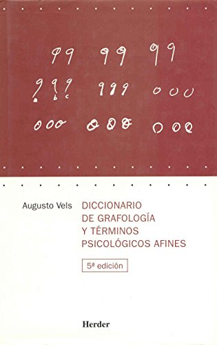 Dicc. de grafologia y terminos psicologicos afines