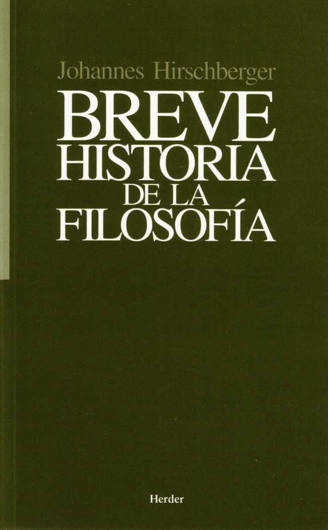 Breve historia de la filosofía (fuera de colección)