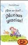 QUE SE DICE?MUCHAS GRACIAS--BEASCOA (SIN COLECCION)