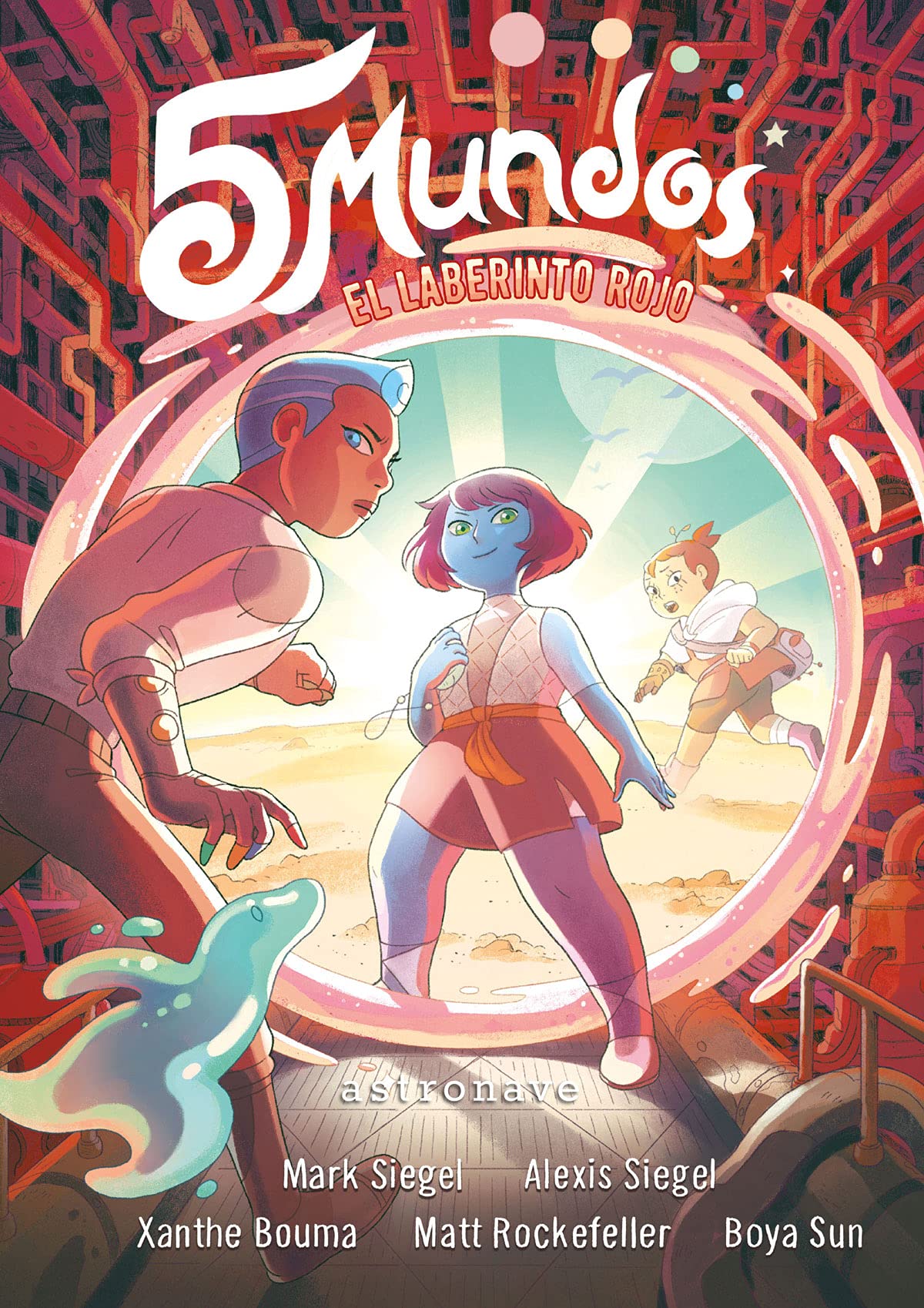 5 mundos 3. El laberinto rojo (COMIC)