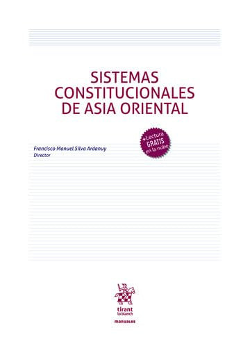 Sistemas constitucionales de Asia Oriental (Manuales de Derecho Constitucional)