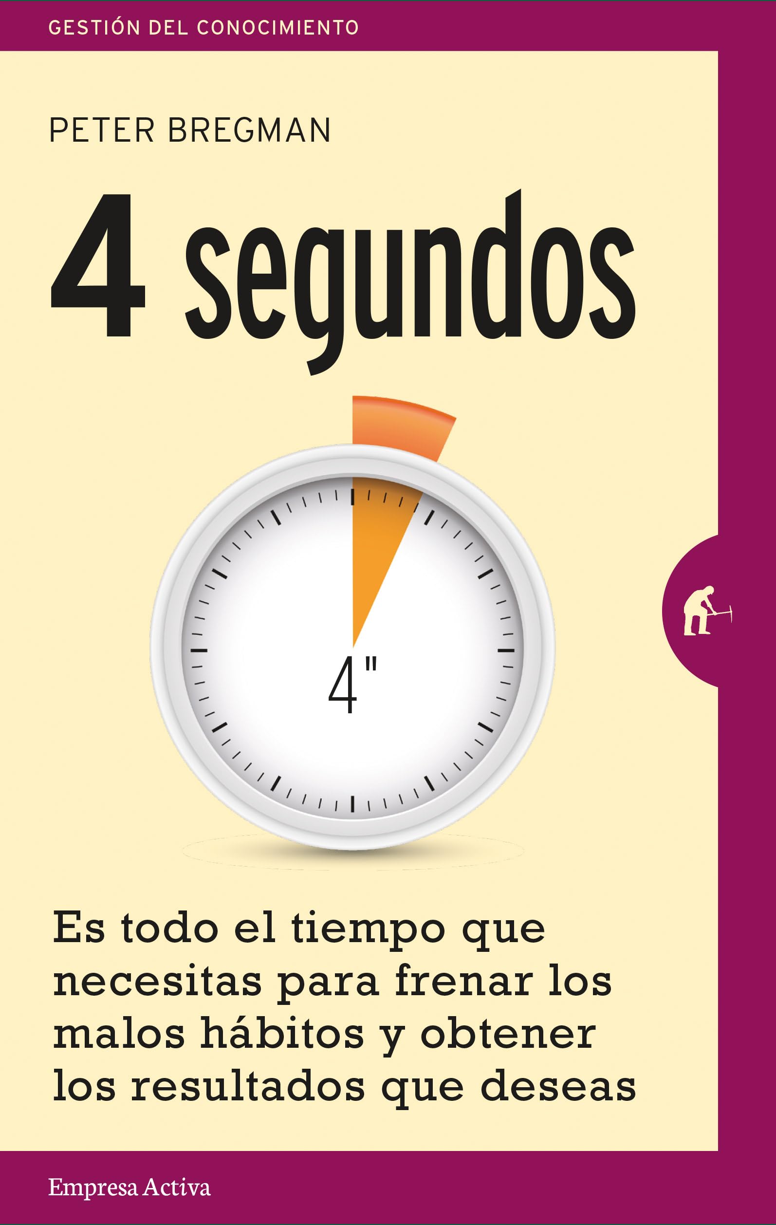 4 segundos: Es todo el tiempo que necesitas para frenar los malos hábitos y obtener los resultados que deseas (Gestión del conocimiento)