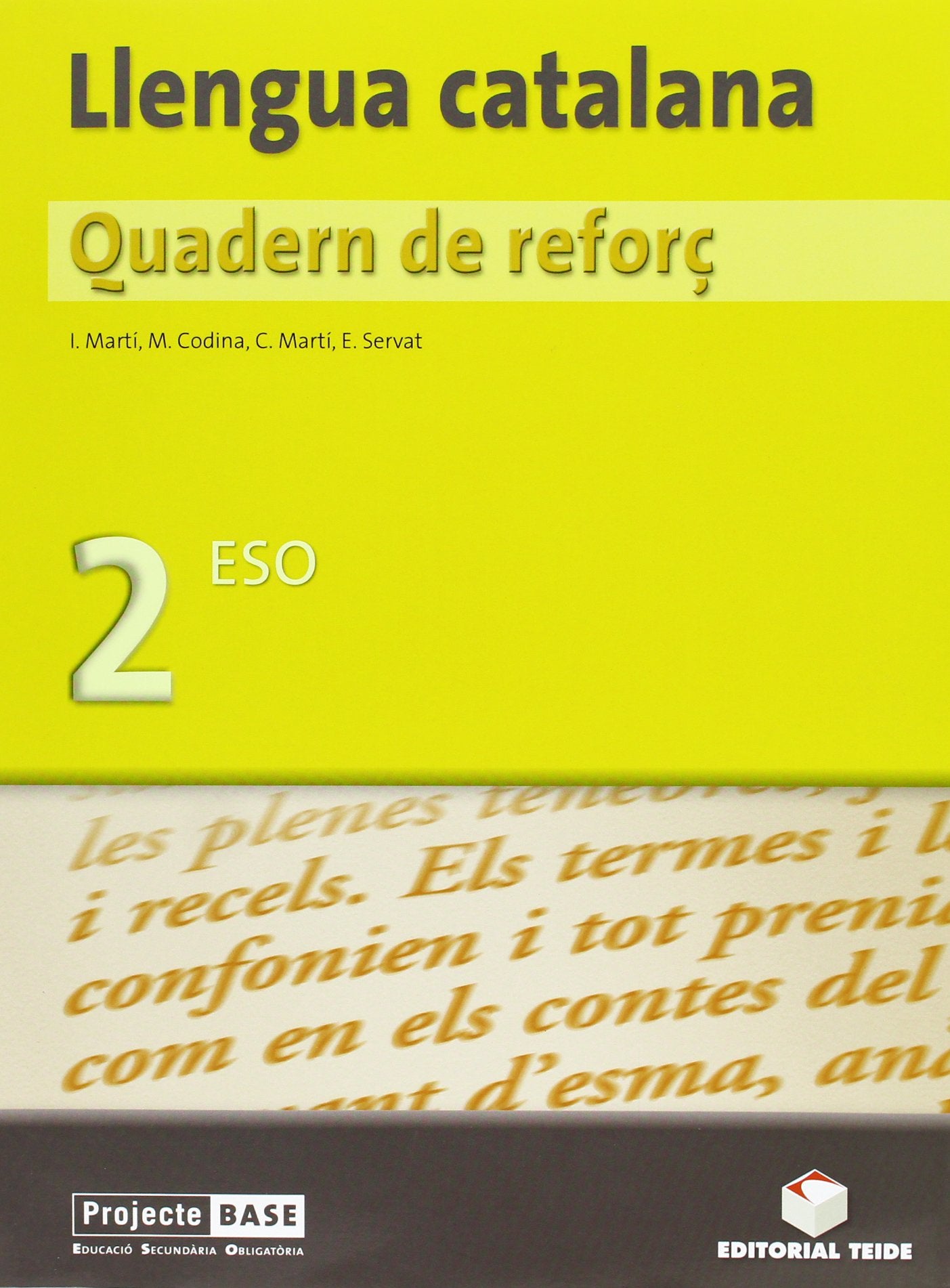 Quadern de reforç. Llengua catalana 2n ESO - 9788430749171