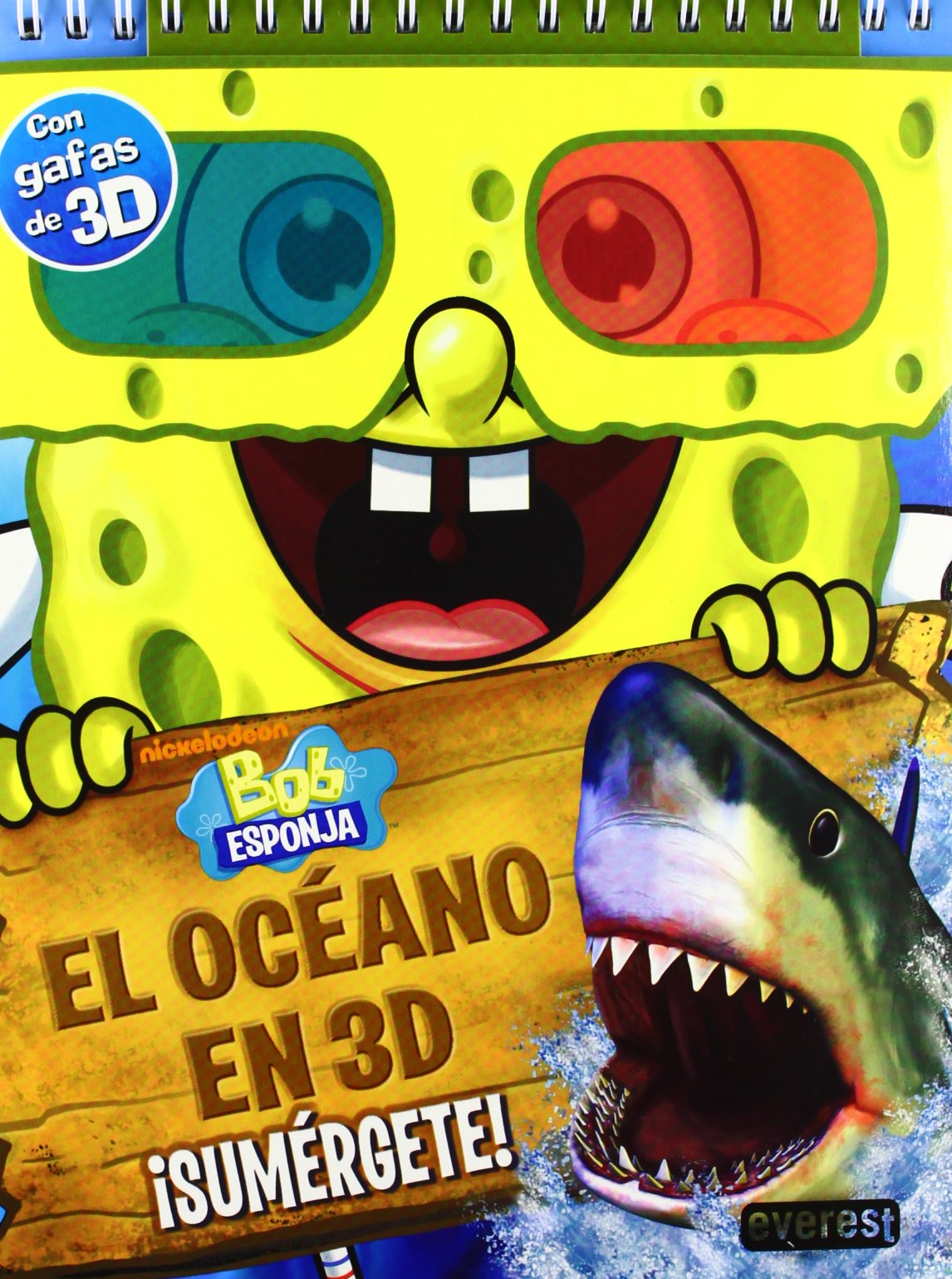 Bob Esponja. El océano en 3D: ¡Sumérgete! (Bob Esponja / Libros singulares)