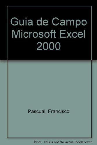 Guía de campo de Microsoft Excel 2000.
